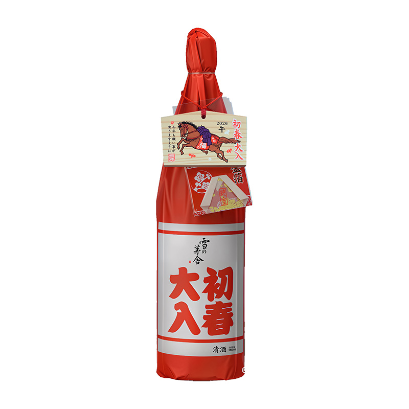 雪之茅舎 純米吟釀 初春大入 馬年干支酒 1.8L