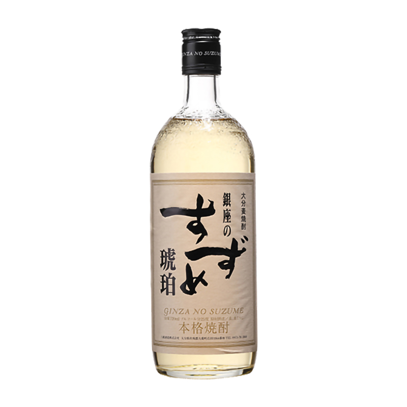 銀座之麻雀 長期熟成麥燒酎 琥珀 720ML