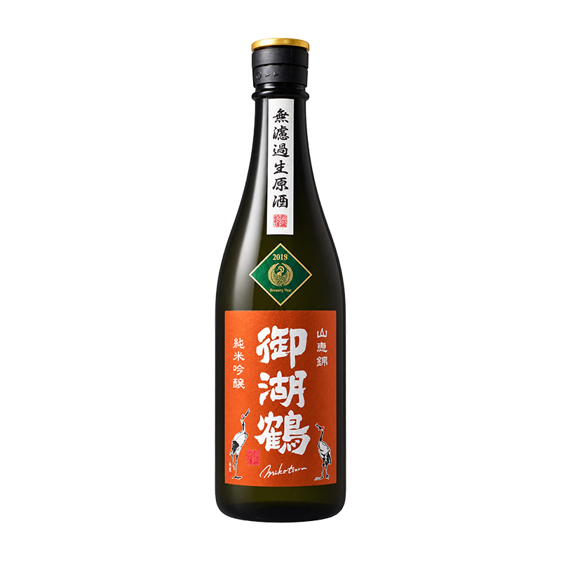 御湖鶴 純米吟釀 山惠錦 無濾過生原酒 720ml