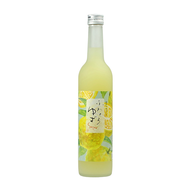 浮露 柚子果粒酒 500ml