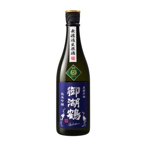 御湖鶴 純米吟釀 五百万石 無濾過生原酒 720ml